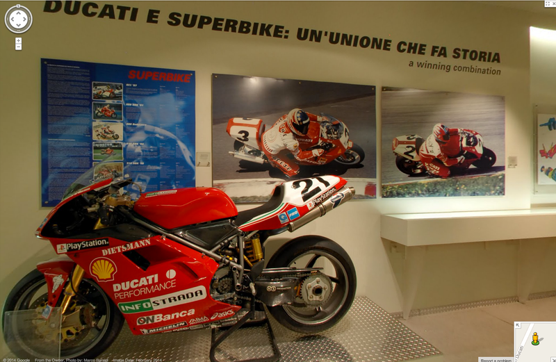 Illustration for article titled Visit The Ducati Museum On Google Street View